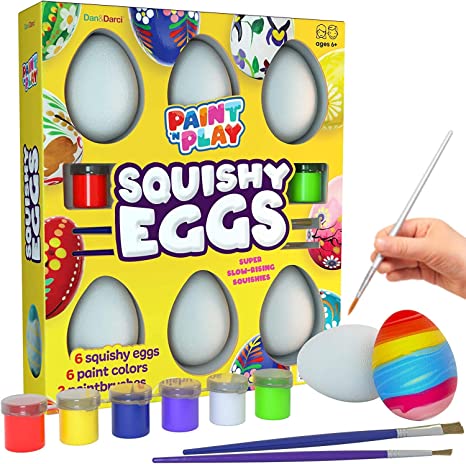 Egg Squishy Painting Kit - Arts and Crafts for Girls and Boys - Kids E –  SUMSTUFF4U