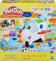 Play-Doh Airplane Explorer Starter Set, Preschool Toys for 3 Year Old Girls & Boys & Up with Jet, World Map Playmat, 3 Accessories, & 4 Modeling Compound Colors