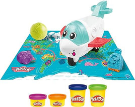 Play-Doh Airplane Explorer Starter Set, Preschool Toys for 3 Year Old Girls & Boys & Up with Jet, World Map Playmat, 3 Accessories, & 4 Modeling Compound Colors