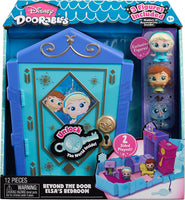 Disney Doorables Beyond the Door Elsa’s Bedroom Figures and Playset, 7 Accessories, Officially Licensed Kids Toys for Ages 5 Up, Gifts and Presents by Just Play