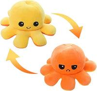 Orange and Yellow reversible plushie